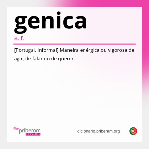 Significado de genica