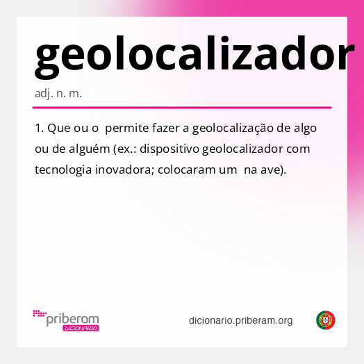 Significado de geolocalizador