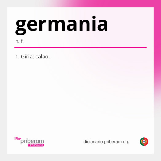 Significado de germania