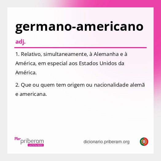 Significado de germano-americano