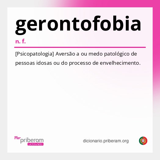 Significado de gerontofobia
