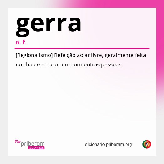 Significado de gerra