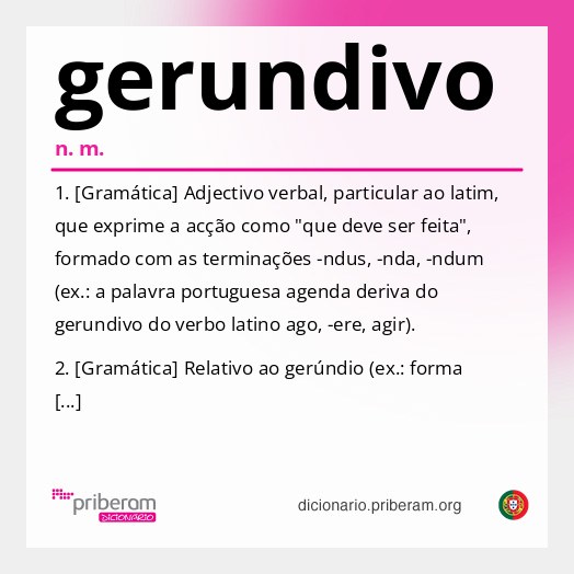 Significado de gerundivo