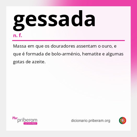 Significado de gessada