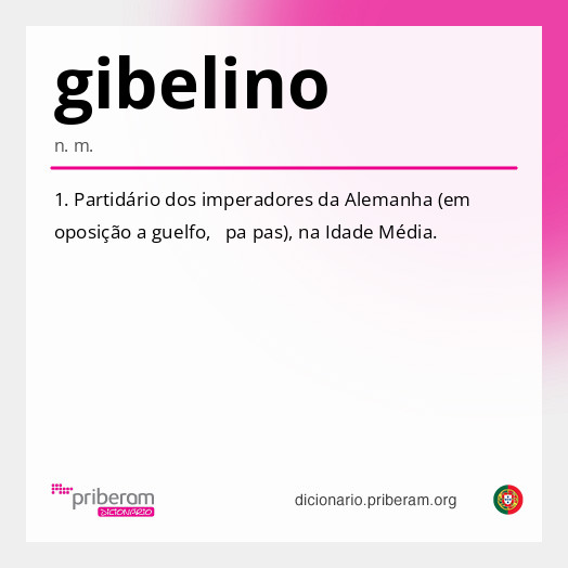 Significado de gibelino