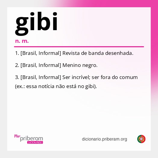 Significado de gibi