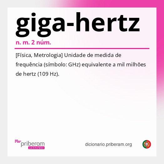 Significado de giga-hertz