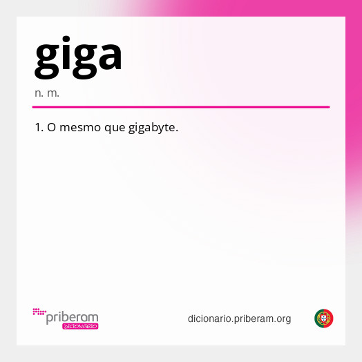 Significado de giga