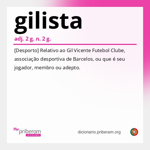 Significado de gilista