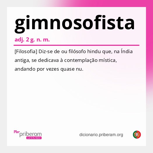 Significado de gimnosofista