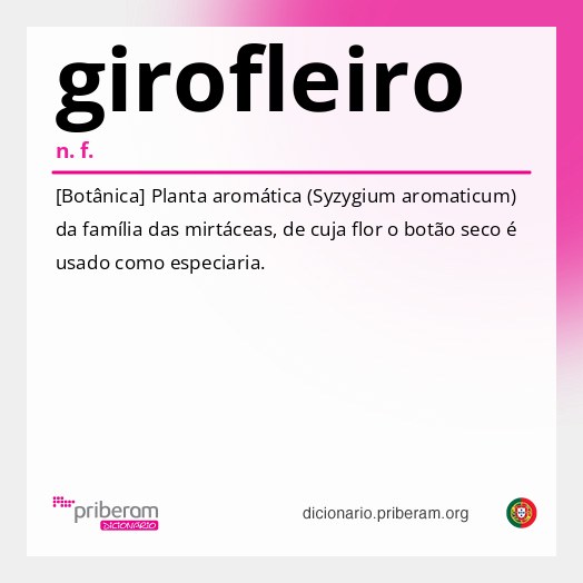 Significado de girofleiro