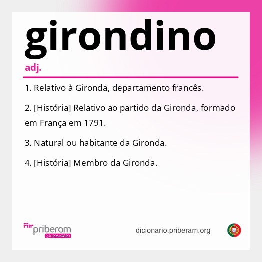 Significado de girondino