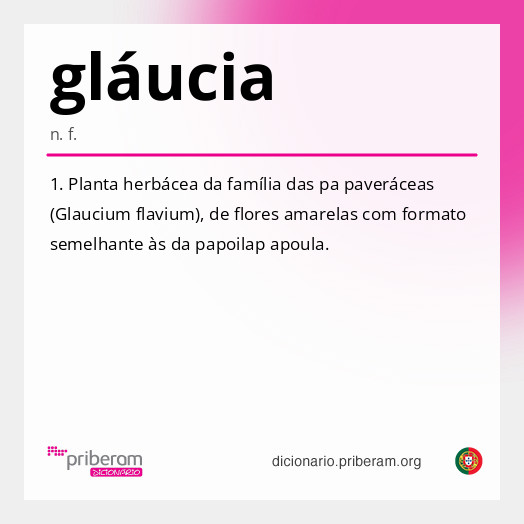 Significado de gláucia