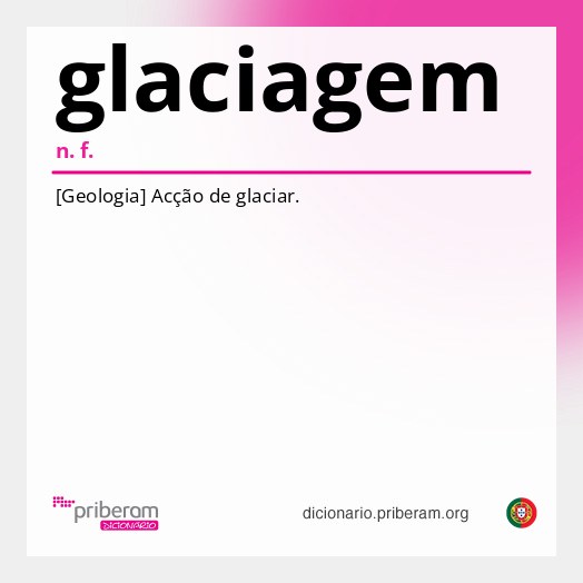 Significado de glaciagem