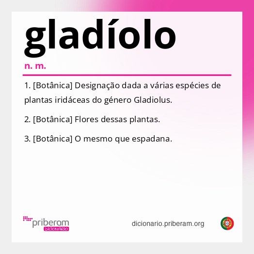 Significado de gladíolo