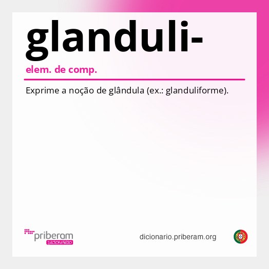 Significado de glanduli-