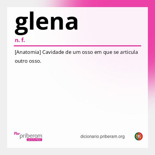 Significado de glena