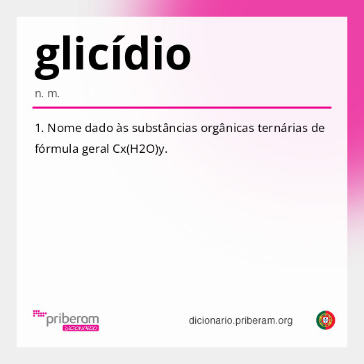 Significado de glicídio