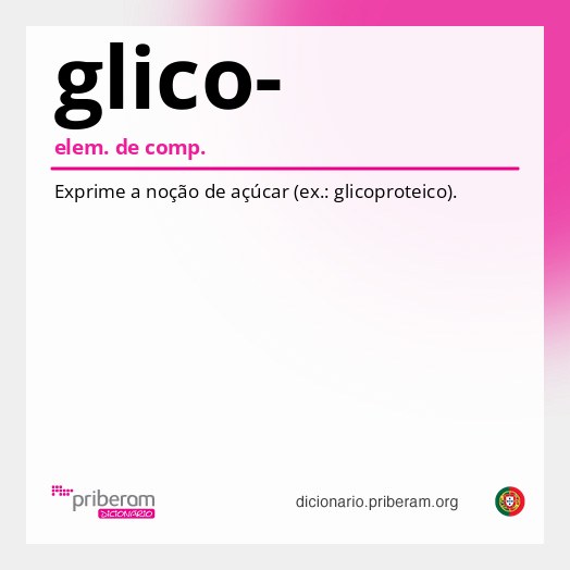 Significado de glico-