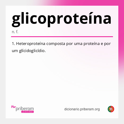 Significado de glicoproteína