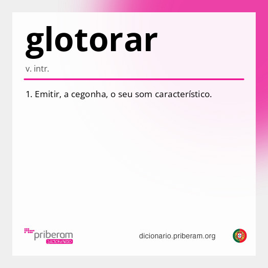 Significado de glotorar