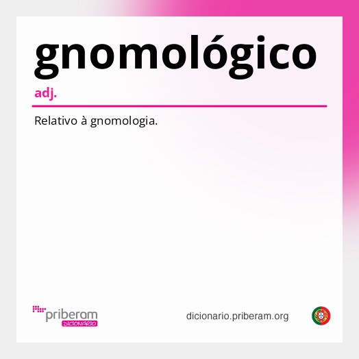 Significado de gnomológico