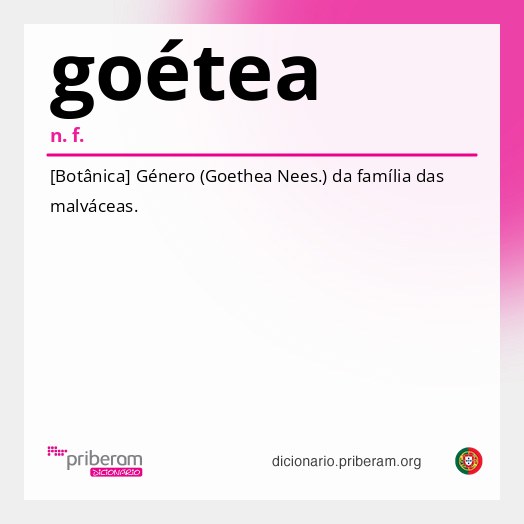 Significado de goétea
