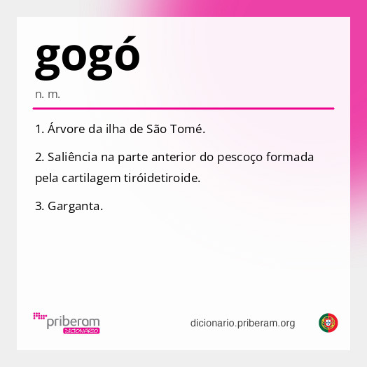 Significado de gogó
