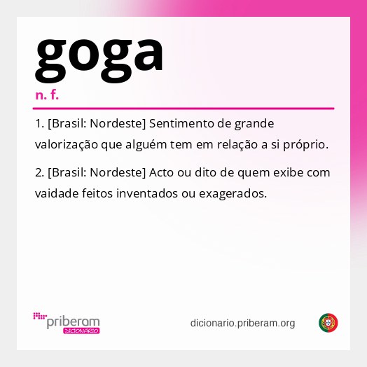 Significado de goga