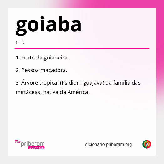 Significado de goiaba