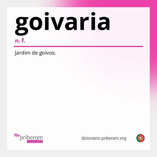 Significado de goivaria
