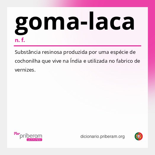 Significado de goma-laca