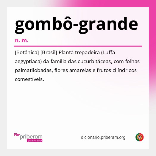 Significado de gombô-grande