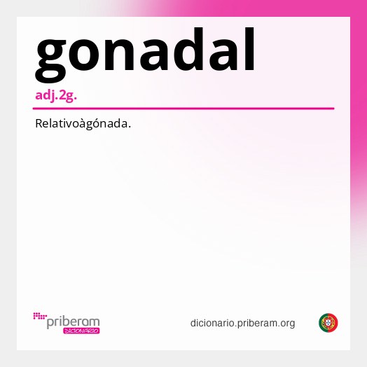 Significado de gonadal