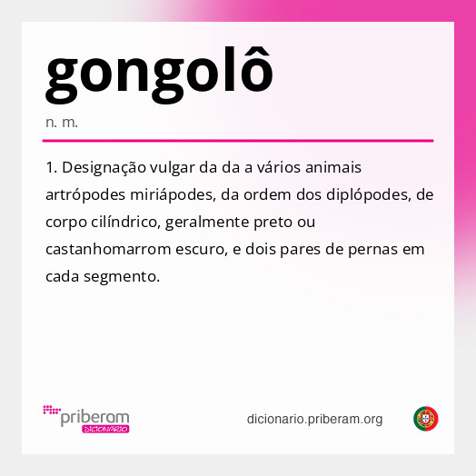 Significado de gongolô