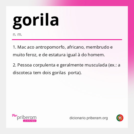 Significado de gorila