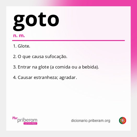 Significado de goto