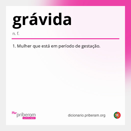 Significado de grávida