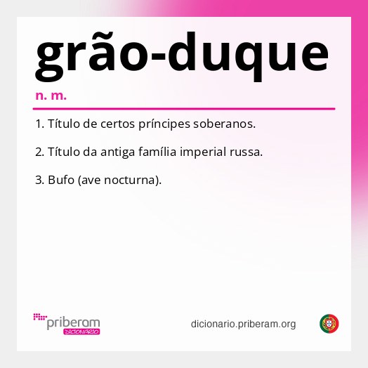 Significado de grão-duque