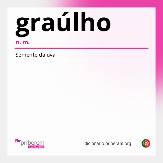 Significado de graúlho