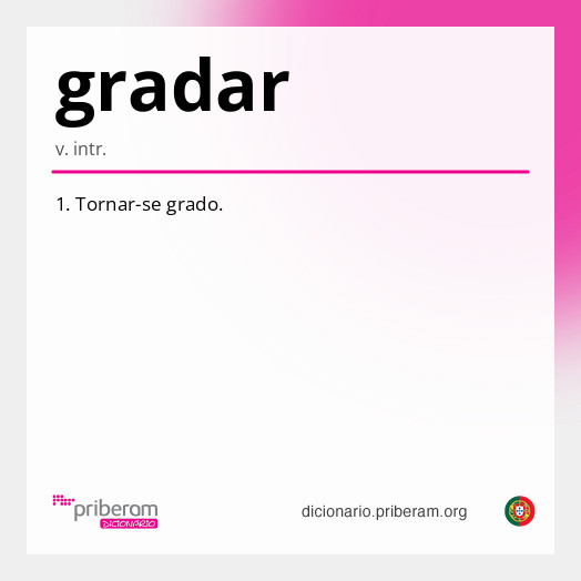 Significado de gradar