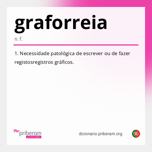 Significado de graforreia