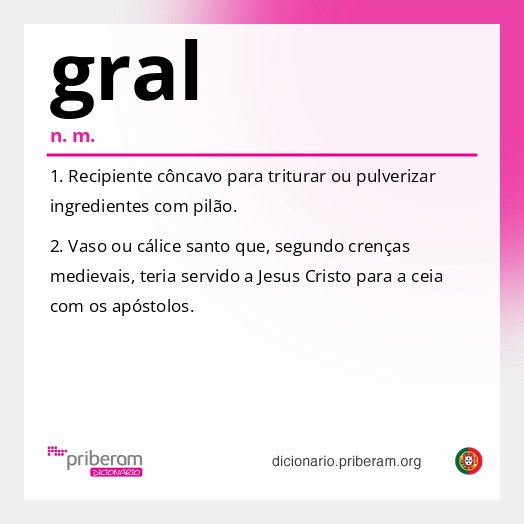 Significado de gral