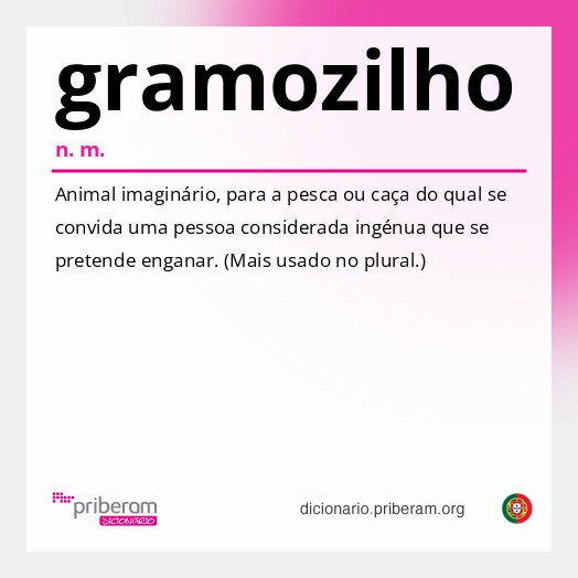 Significado de gramozilho