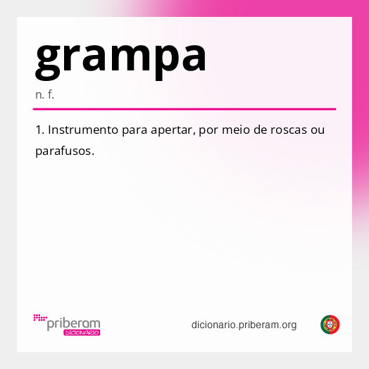 Significado de grampa