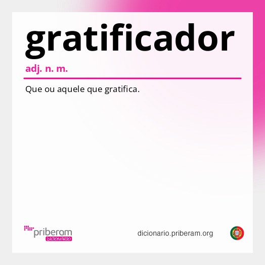 Significado de gratificador