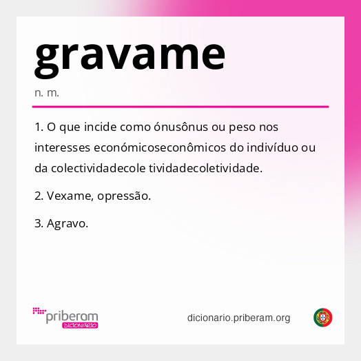 Significado de gravame