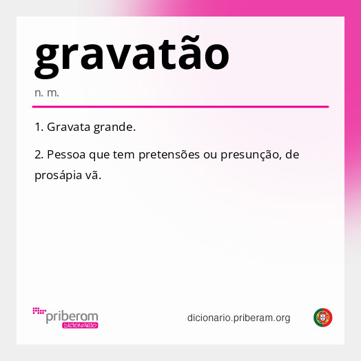 Significado de gravatão