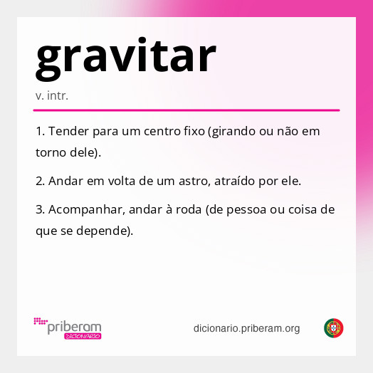 Significado de gravitar