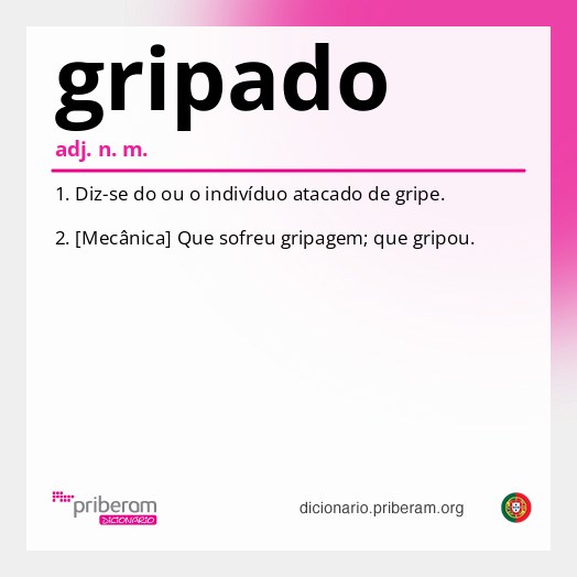 Significado de gripado